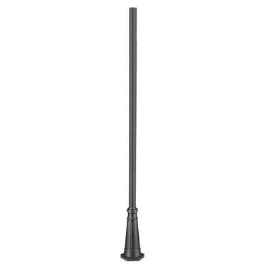 Z-Lite 10" Outdoor Post Black Light Posts + Hardware image