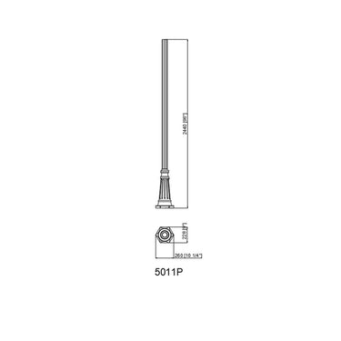 Z-Lite 10" Outdoor Post image 1