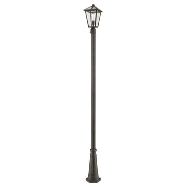 Z-Lite 10" Talbot 1 Light Outdoor Post Mounted Fixture image 1