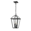Z-Lite 10" Talbot 3 Light Outdoor Chain Mount Ceiling Fixture image 4