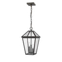 Z-Lite 10" Talbot 3 Light Outdoor Chain Mount Ceiling Fixture image 9