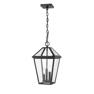 Z-Lite 10" Talbot 3 Light Outdoor Chain Mount Ceiling Fixture image