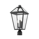 Z-Lite 10" Talbot 3 Light Outdoor Post Mount Fixture image 1