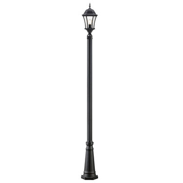 Z-Lite 10" Wakefield 1 Light Outdoor Post Mounted Fixture image