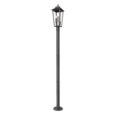Z-Lite 100.5" High Gannon 3 Light Outdoor Post Mount Fixture image 1