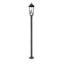 Z-Lite 100.5" High Gannon 3 Light Outdoor Post Mount Fixture image 2