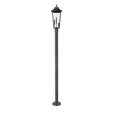 Z-Lite 100.5" High Gannon 3 Light Outdoor Post Mount Fixture image 2