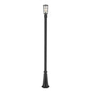 Z-Lite 109.25" High Helix 1 Light Outdoor Post Mounted Fixture image 1