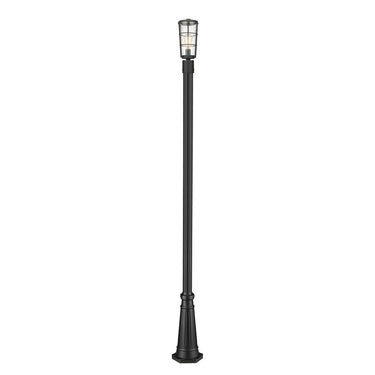 Z-Lite 109.25" High Helix 1 Light Outdoor Post Mounted Fixture image 1