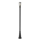 Z-Lite 109.25" High Helix 1 Light Outdoor Post Mounted Fixture image 2