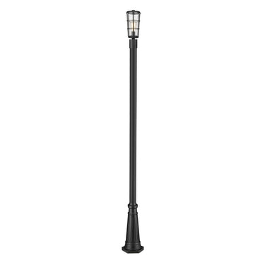 Z-Lite 109.25" High Helix 1 Light Outdoor Post Mounted Fixture image