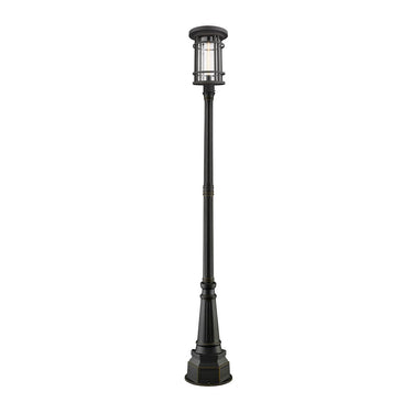 Z-Lite 109.5" High Jordan 1 Light Outdoor Post Mounted Fixture image 1