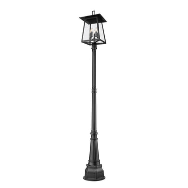 Z-Lite 109.5" High Rainer 5 Light Outdoor Post Mounted Fixture image 1