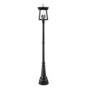Z-Lite 109.5" High Rainer 5 Light Outdoor Post Mounted Fixture image 2