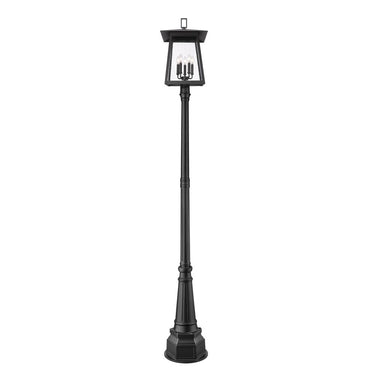 Z-Lite 109.5" High Rainer 5 Light Outdoor Post Mounted Fixture image 2