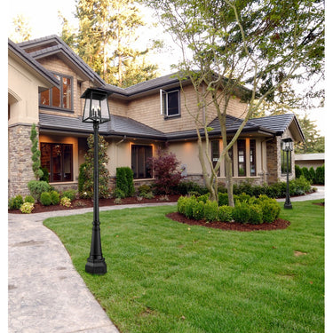 Z-Lite 109.5" High Rainer 5 Light Outdoor Post Mounted Fixture image 5