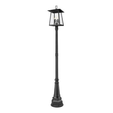 Z-Lite 109.5" High Rainer 5 Light Outdoor Post Mounted Fixture image