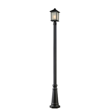 Z-Lite 109.75" High Holbrook 1 Light Outdoor Post Mounted Fixture image