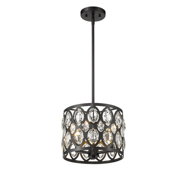 Z-Lite 11.25" Dealey 3 Light Chandelier image 2