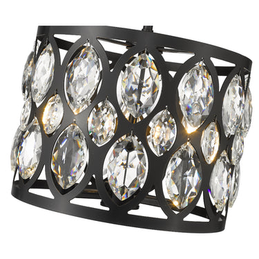 Z-Lite 11.25" Dealey 3 Light Chandelier image 3