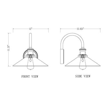 Z-Lite 11.25" High RLM 1 Light Outdoor Wall image 7