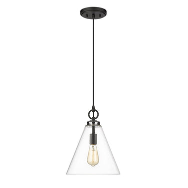 Z-Lite 11.5" Harper 1 Light Pendant image 1