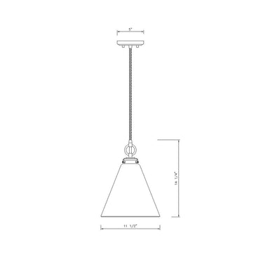 Z-Lite 11.5" Harper 1 Light Pendant image 21