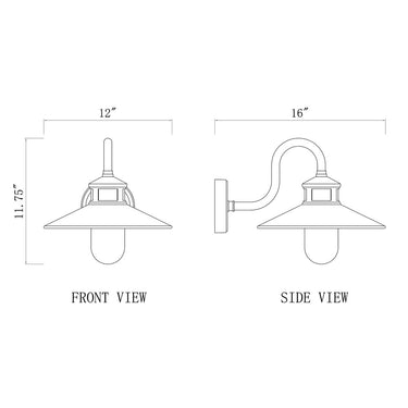 Z-Lite 11.75" High RLM 1 Light Outdoor Wall image 7