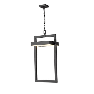 Z-Lite 11.75" Luttrel 1 Light Outdoor Chain Mount Ceiling Fixture image 2