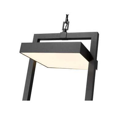 Z-Lite 11.75" Luttrel 1 Light Outdoor Chain Mount Ceiling Fixture image 3