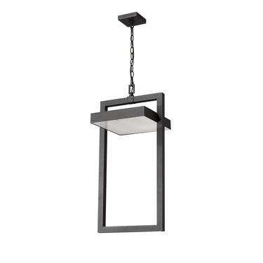 Z-Lite 11.75" Luttrel 1 Light Outdoor Chain Mount Ceiling Fixture image 4