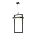 Z-Lite 11.75" Luttrel 1 Light Outdoor Chain Mount Ceiling Fixture image