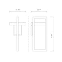 Z-Lite 11.75" Luttrel 1 Light Outdoor Wall image 7