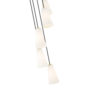 Z-Lite 11" High Farrell 5 Light Chandelier image 11