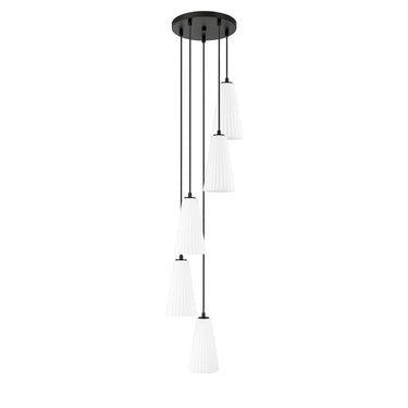 Z-Lite 11" High Farrell 5 Light Chandelier image 13