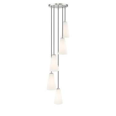 Z-Lite 11" High Farrell 5 Light Chandelier image 3