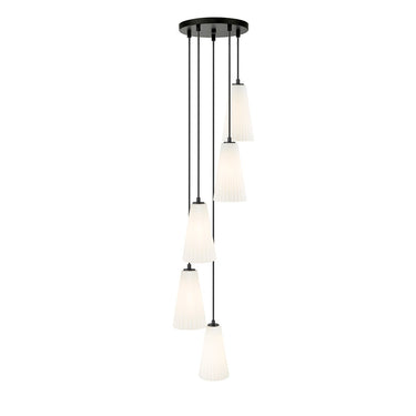 Z-Lite 11" High Farrell 5 Light Chandelier image 4