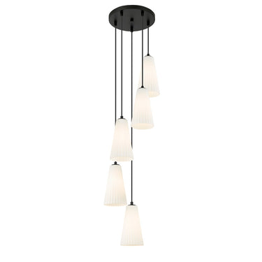 Z-Lite 11" High Farrell 5 Light Chandelier image 7