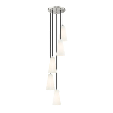 Z-Lite 11" High Farrell 5 Light Chandelier image