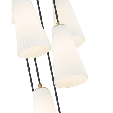 Z-Lite 11" High Farrell 7 Light Chandelier image 11