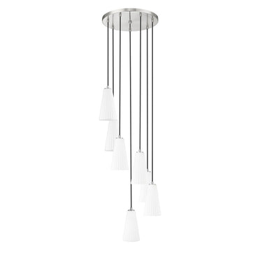 Z-Lite 11" High Farrell 7 Light Chandelier image 12