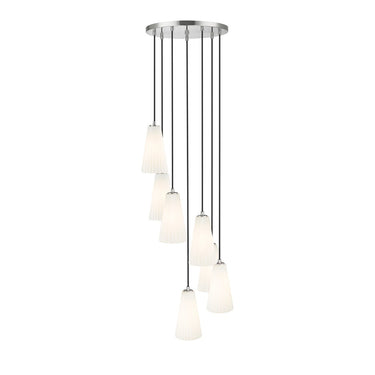 Z-Lite 11" High Farrell 7 Light Chandelier image 3