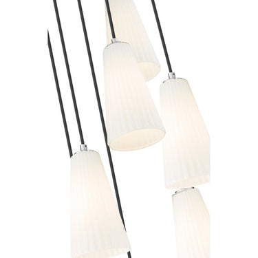 Z-Lite 11" High Farrell 7 Light Chandelier image 9