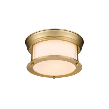 Z-Lite 11" Sonna 2 Light Flush Mount image 2