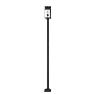 Z-Lite 111.5" High Nuri 1 Light Outdoor Post Mounted Fixture image 1