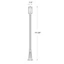 Z-Lite 111.75" High Nuri 1 Light Outdoor Post Mounted Fixture image 7