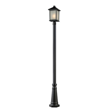 Z-Lite 112.25" High Holbrook 1 Light Outdoor Post Mounted Fixture image