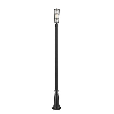 Z-Lite 113.25" High Helix 1 Light Outdoor Post Mounted Fixture image 1