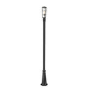 Z-Lite 113.25" High Helix 1 Light Outdoor Post Mounted Fixture image 2