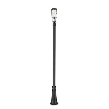 Z-Lite 113.25" High Helix 1 Light Outdoor Post Mounted Fixture image 2